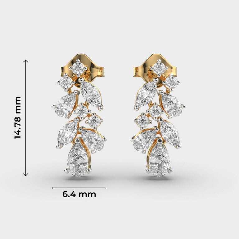Classy Diamond Danglers
