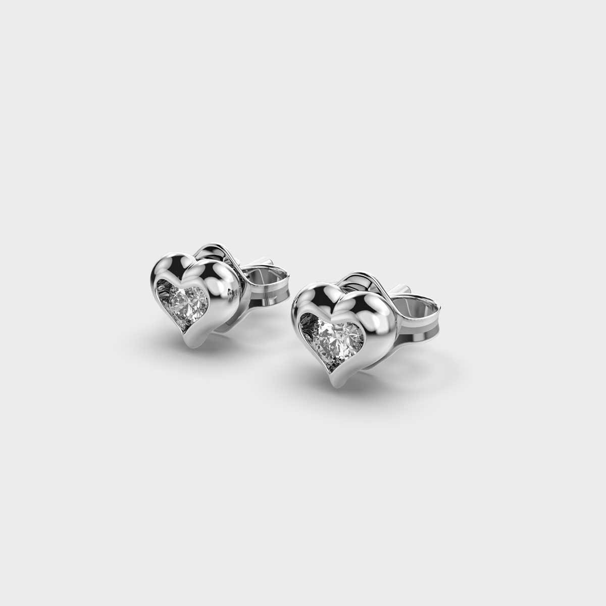 Hearty Delight Diamond Studs