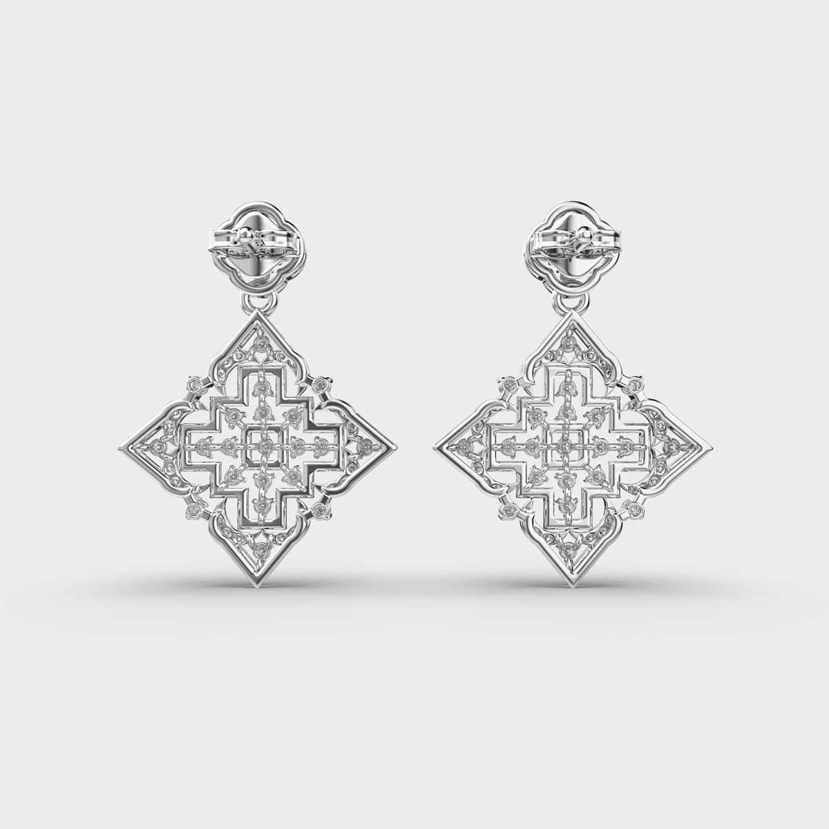 Aztec Beauty Diamond Earrings