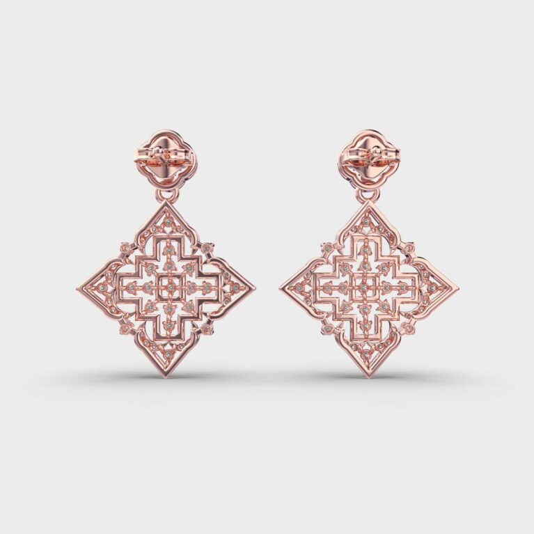 Aztec Beauty Diamond Earrings