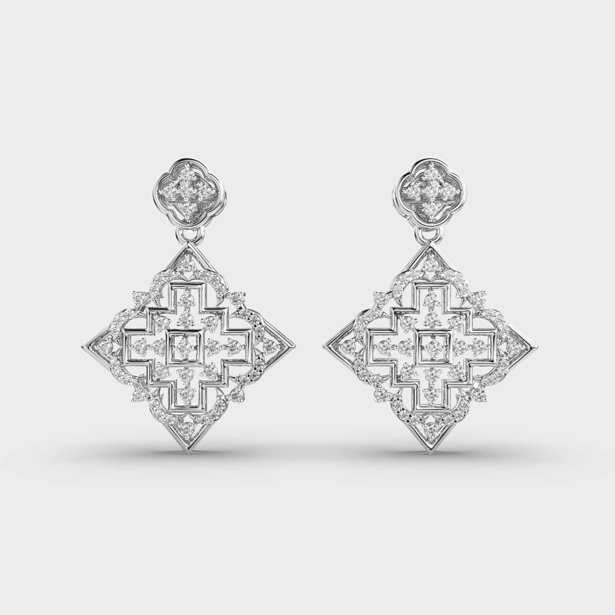 Aztec Beauty Diamond Earrings