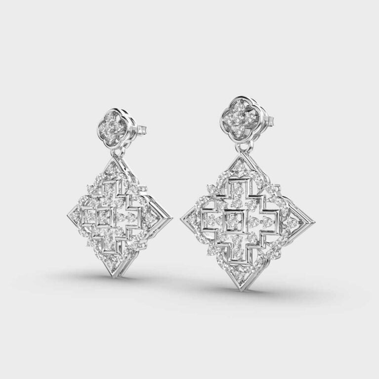 Aztec Beauty Diamond Earrings