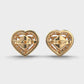 Classic Heart Diamond Studs