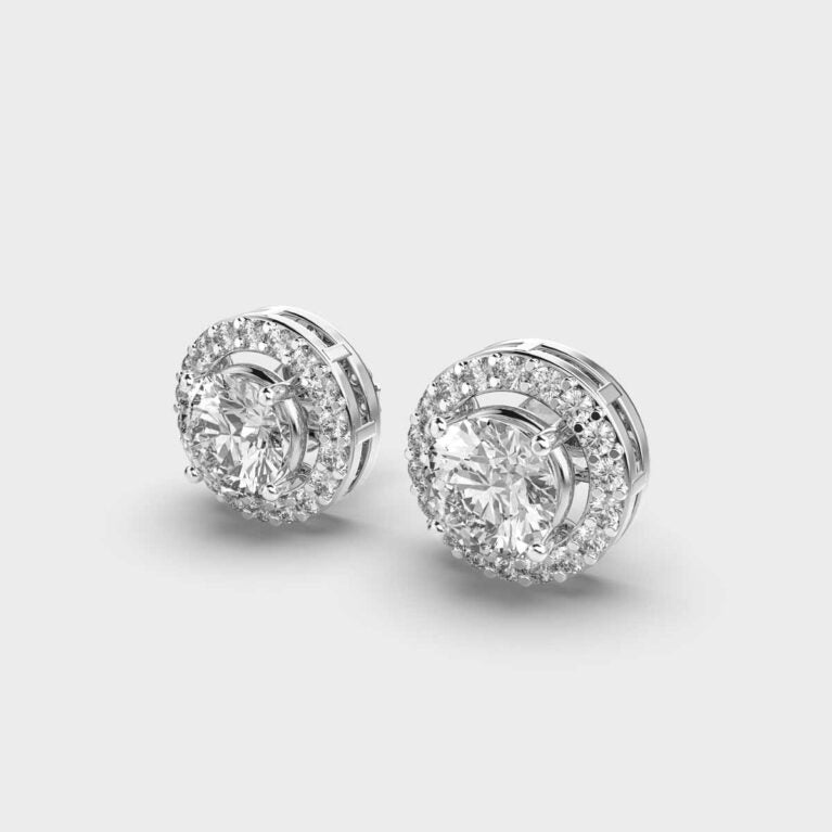 Classic Round Diamond Studs