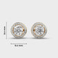 Classic Round Diamond Studs