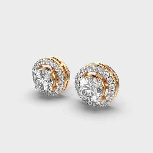 Classic Round Diamond Studs