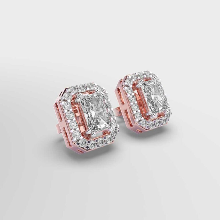 90 Cent Radiant with Halo Studs