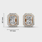 90 Cent Radiant with Halo Studs
