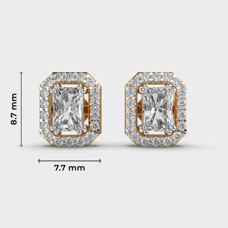 90 Cent Radiant with Halo Studs