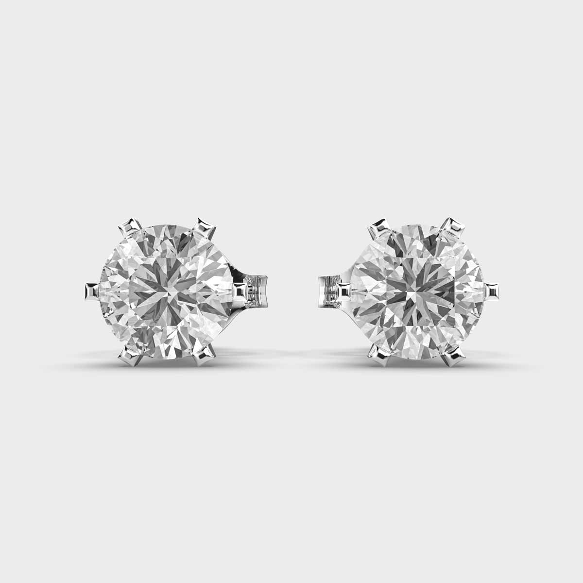 60 Cent Classic Diamond Studs