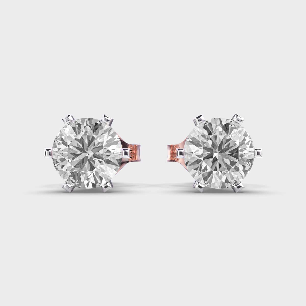 60 Cent Classic Diamond Studs