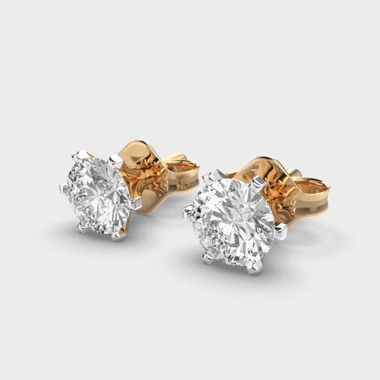 60 Cent Classic Diamond Studs