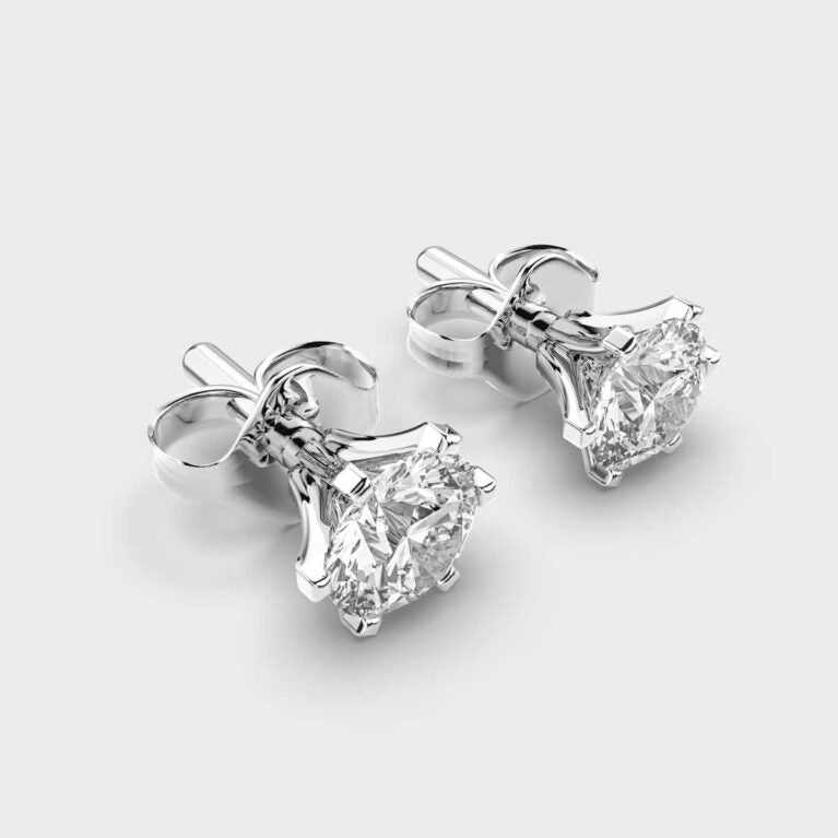60 Cent Classic Diamond Studs
