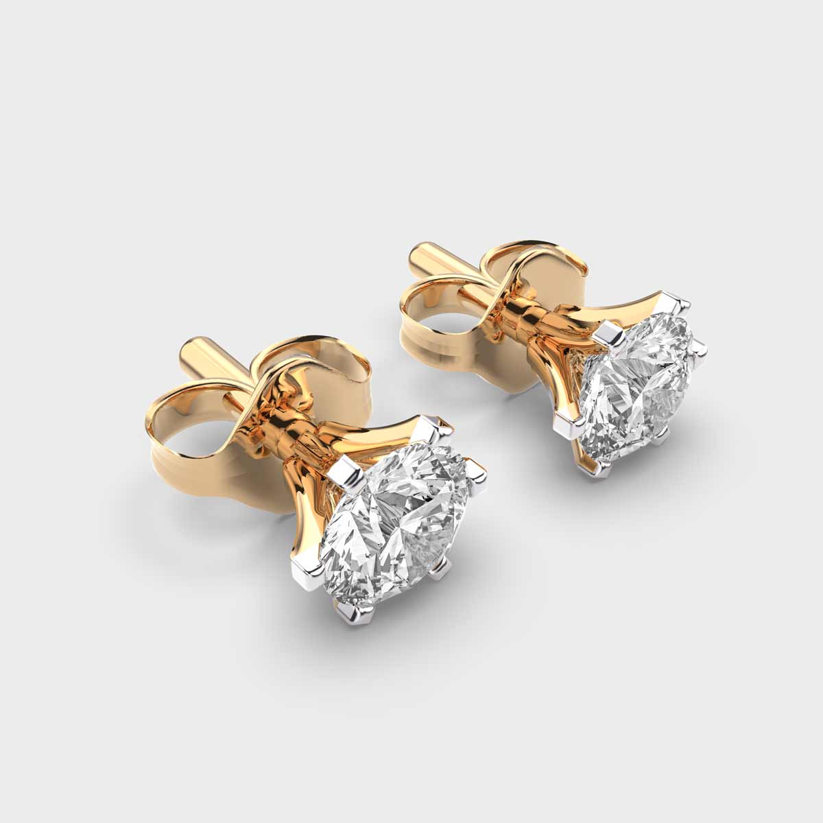 60 Cent Classic Diamond Studs