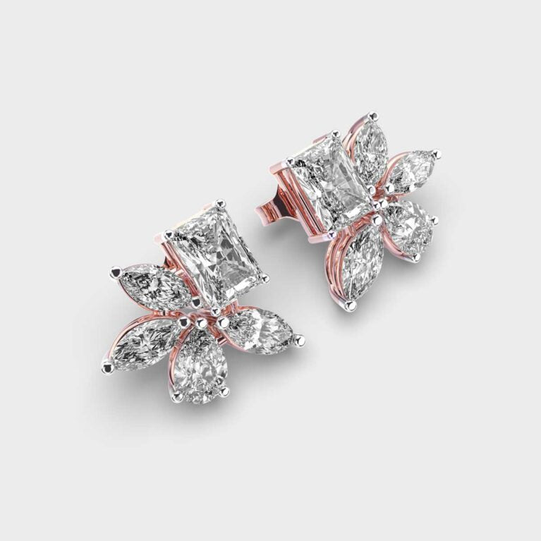Multishape Artsy Diamond Studs