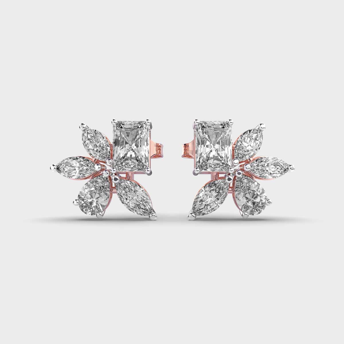 Multishape Artsy Diamond Studs