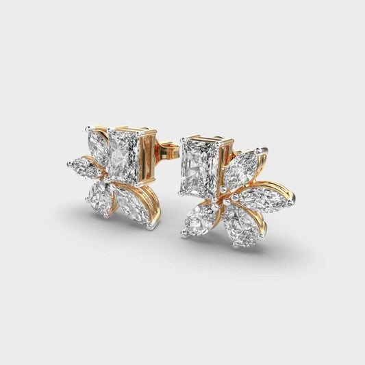 Multishape Artsy Diamond Studs