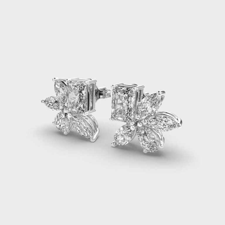 Multishape Artsy Diamond Studs
