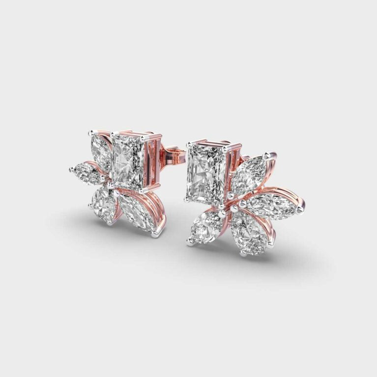 Multishape Artsy Diamond Studs