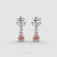 Youthful Ruby and Diamond Danglers