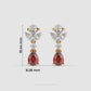 Youthful Ruby and Diamond Danglers
