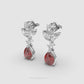 Youthful Ruby and Diamond Danglers