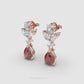 Youthful Ruby and Diamond Danglers