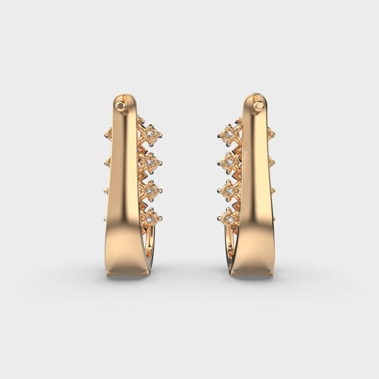 Magnificent Marvel Diamond Hoops
