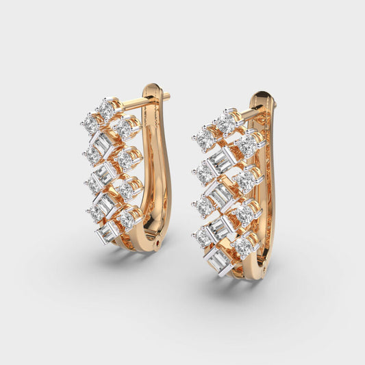 Magnificent Marvel Diamond Hoops