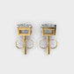 1 Carat Classic Princess Solitaire Studs