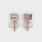 1 Carat Classic Princess Solitaire Studs