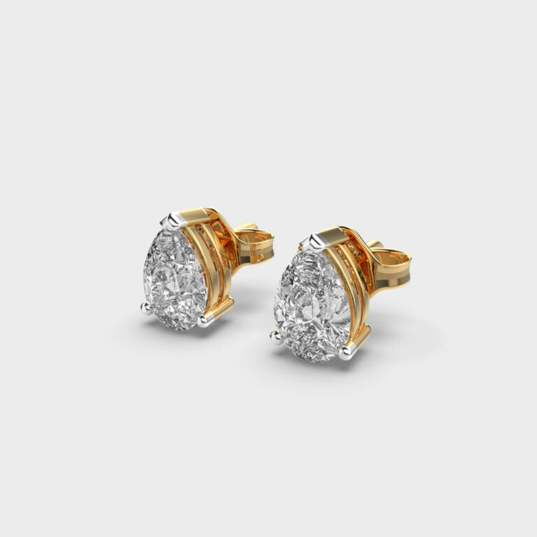 1 Carat Classic Pear Studs