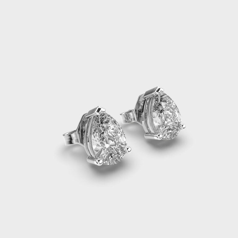 1 Carat Classic Pear Studs