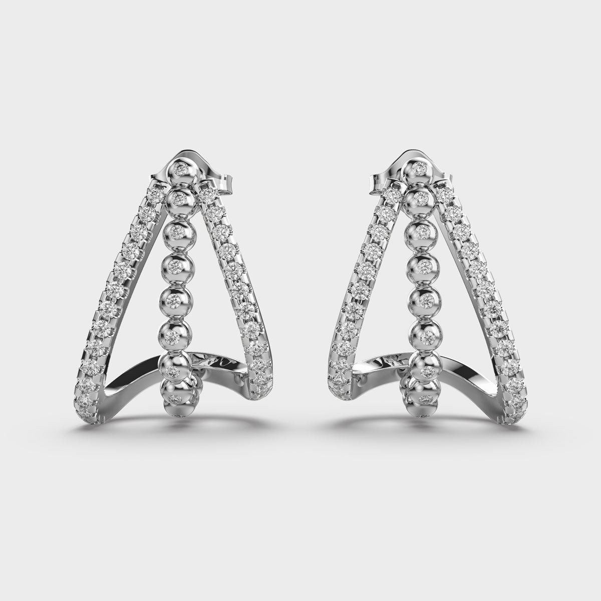 North Star Diamond Earrings
