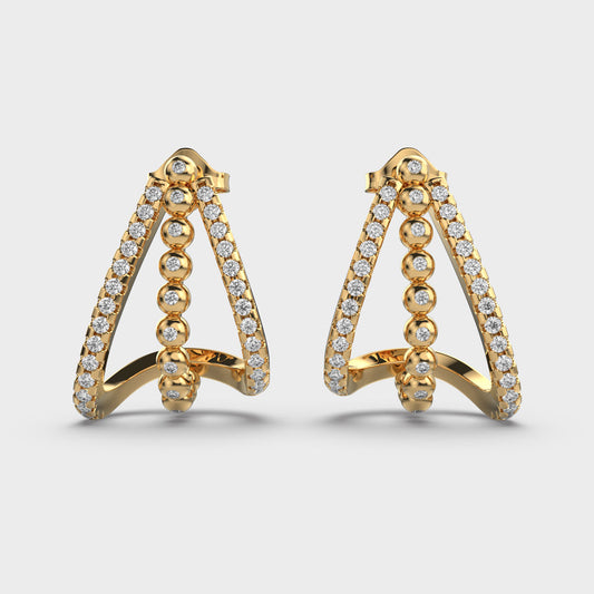 North Star Diamond Earrings