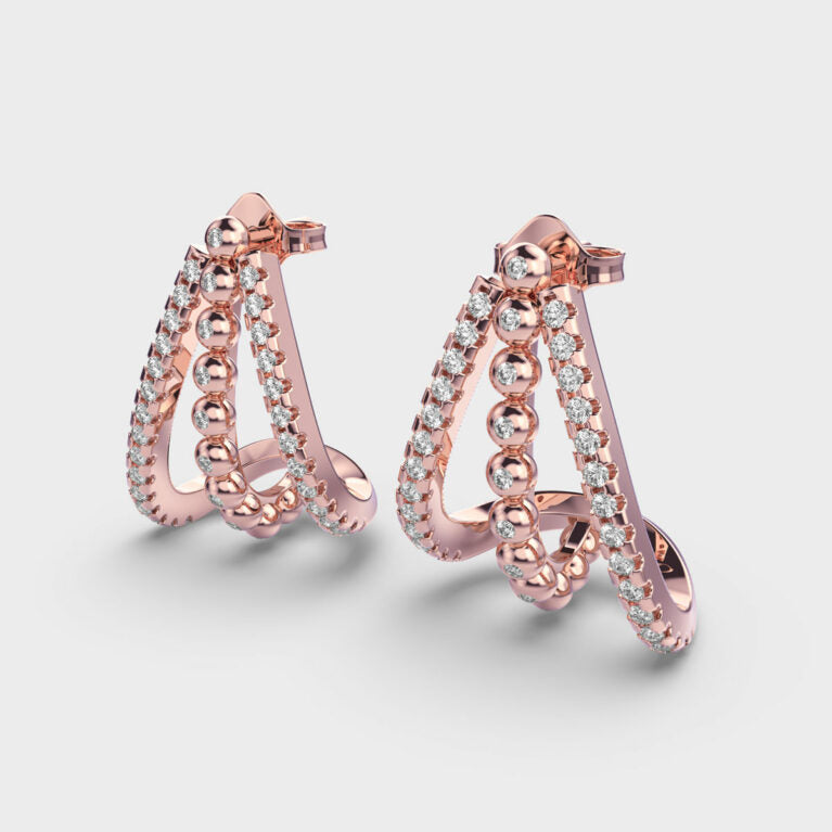 North Star Diamond Earrings