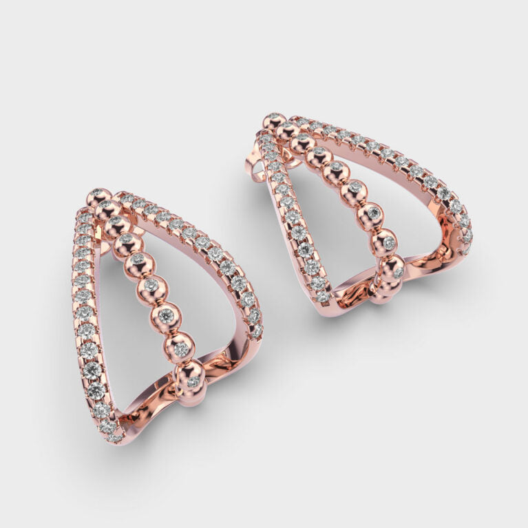 North Star Diamond Earrings