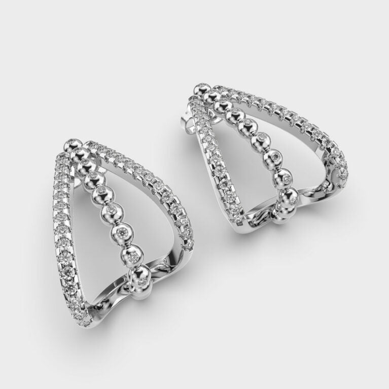 North Star Diamond Earrings