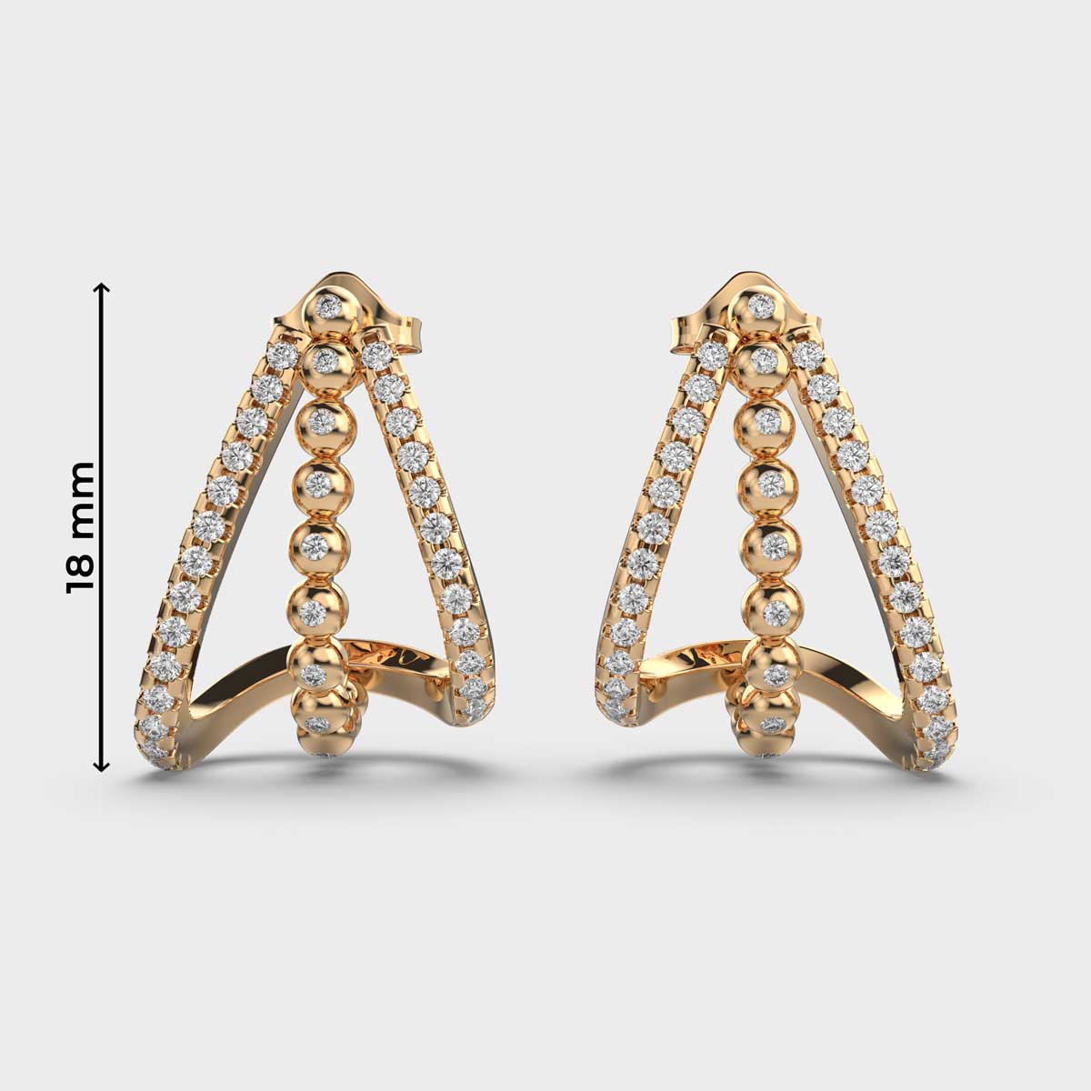 North Star Diamond Earrings