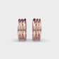 Ever Charming Diamond Hoops
