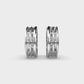 Ever Charming Diamond Hoops