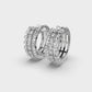 Ever Charming Diamond Hoops