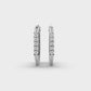 Circle of Life Diamond Hoops