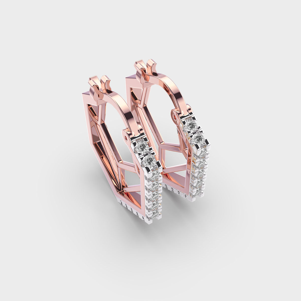 Circle of Life Diamond Hoops