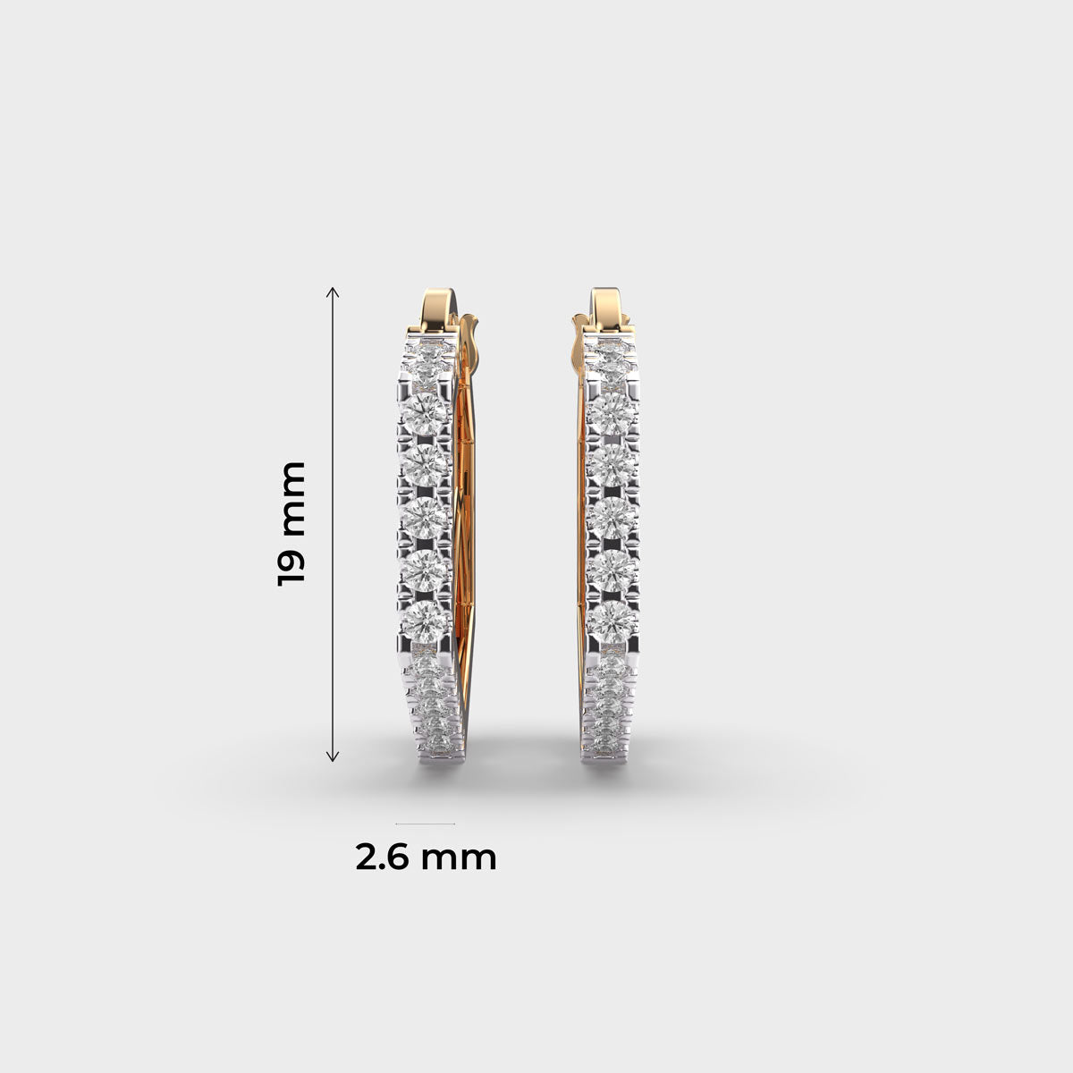 Circle of Life Diamond Hoops