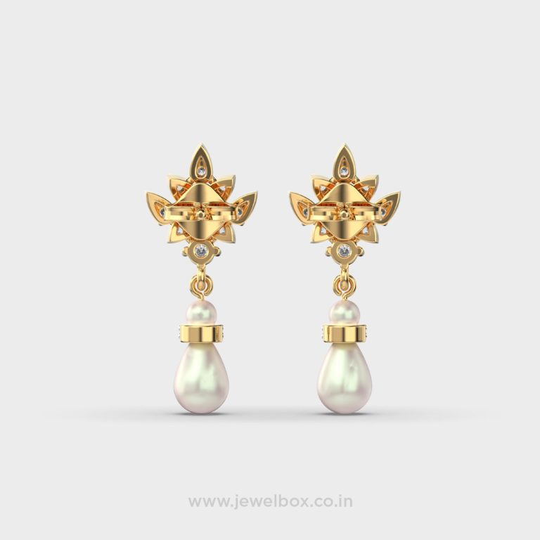 Starry Pearl Drop Earring
