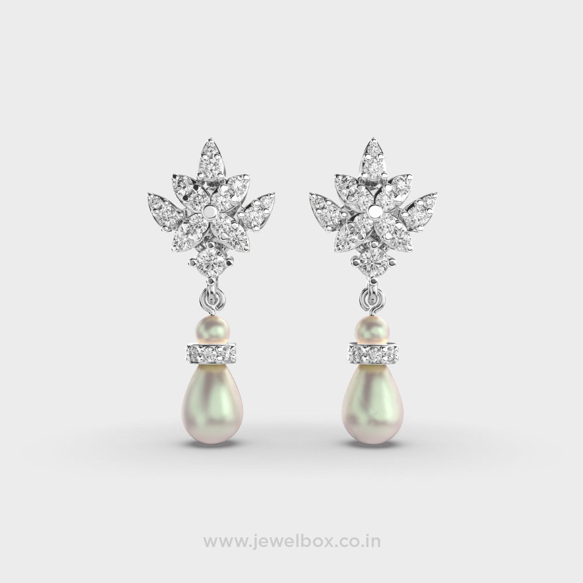 Starry Pearl Drop Earring