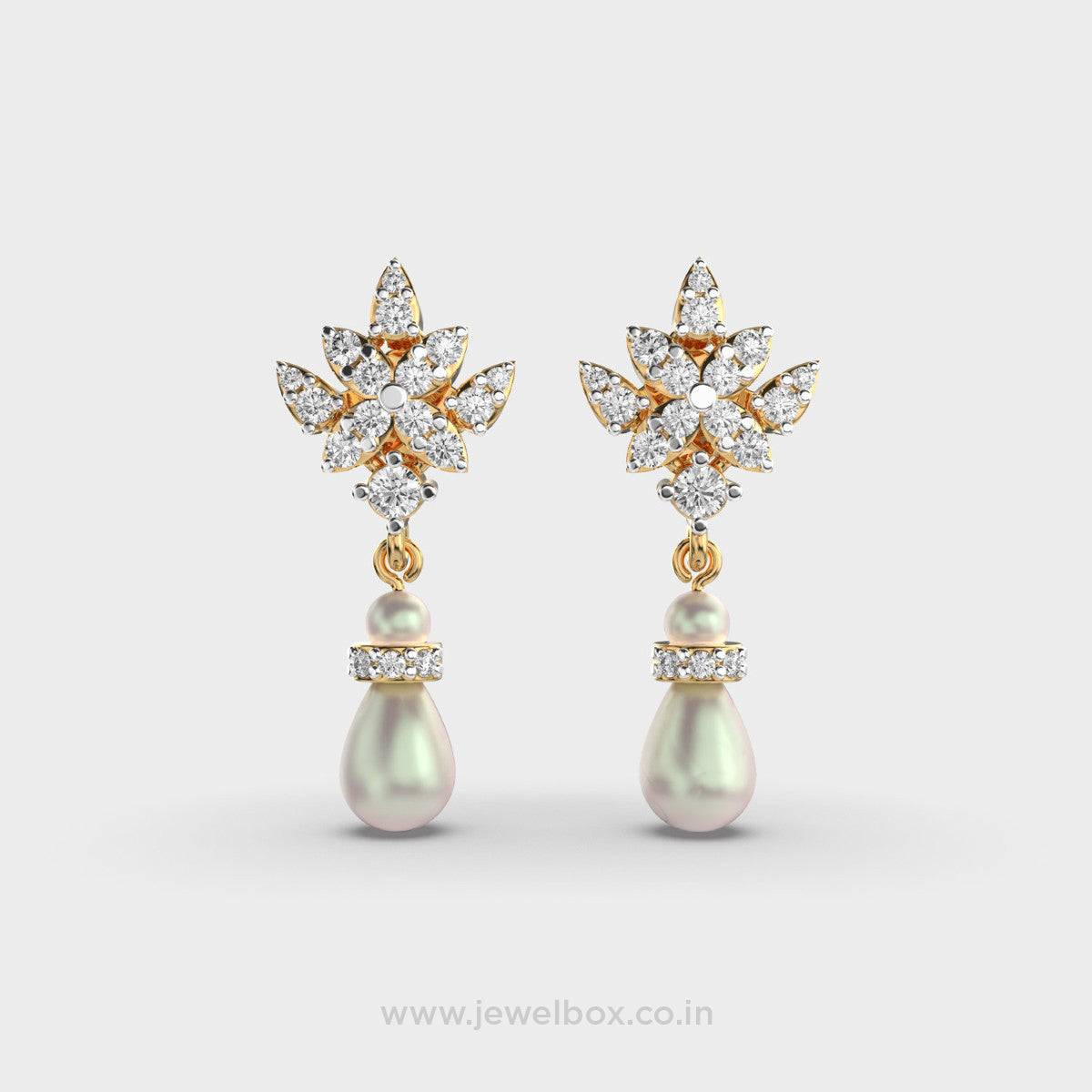 Starry Pearl Drop Earring