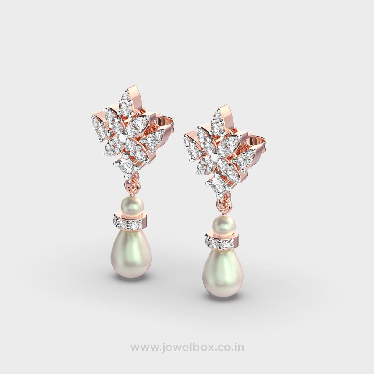 Starry Pearl Drop Earring