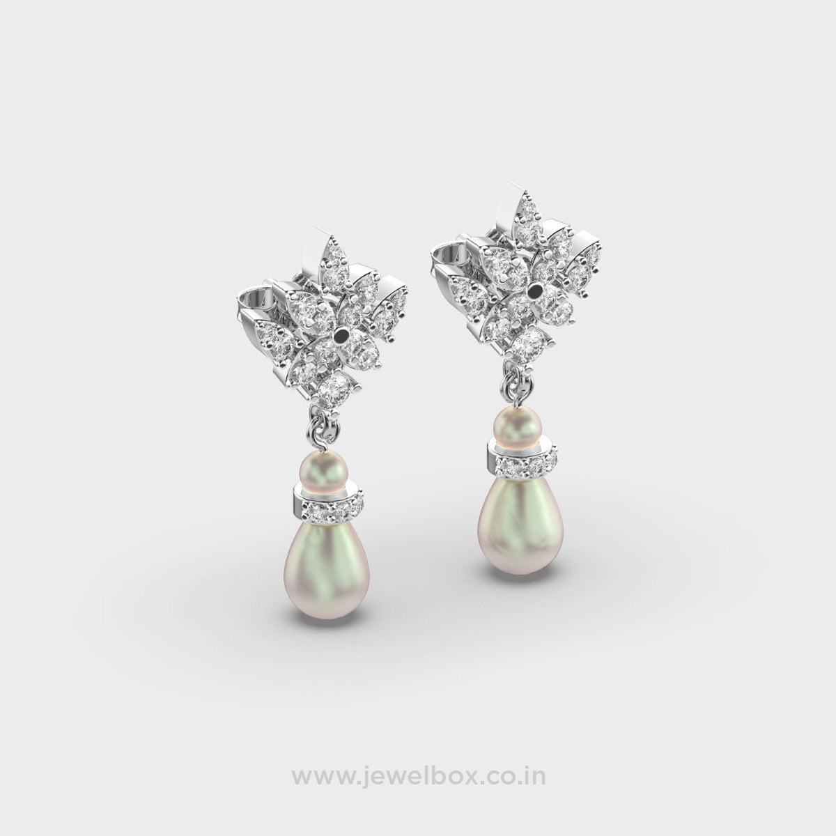 Starry Pearl Drop Earring